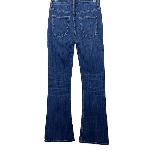 J. Crew Skinny Flare Jeans Size 26 Wakeman Wash Stretch Denim BT481 - Picture 3 of 11